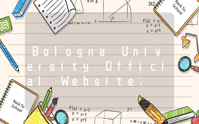 Bologna University Official Website